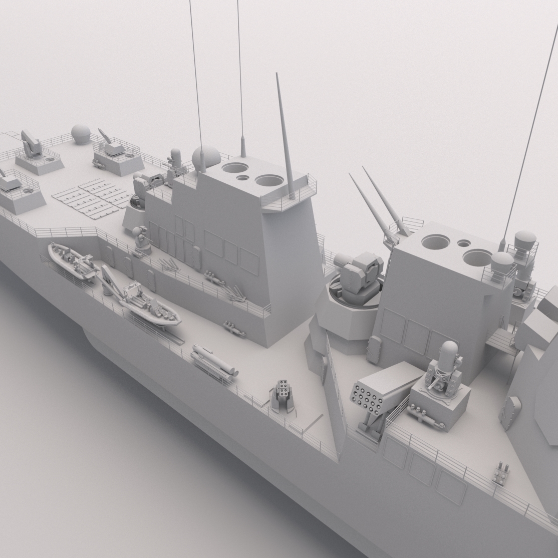 Free 3D file Navy Destroyer Ship PRINTABLE Vehicle 3D Digital STL File ...